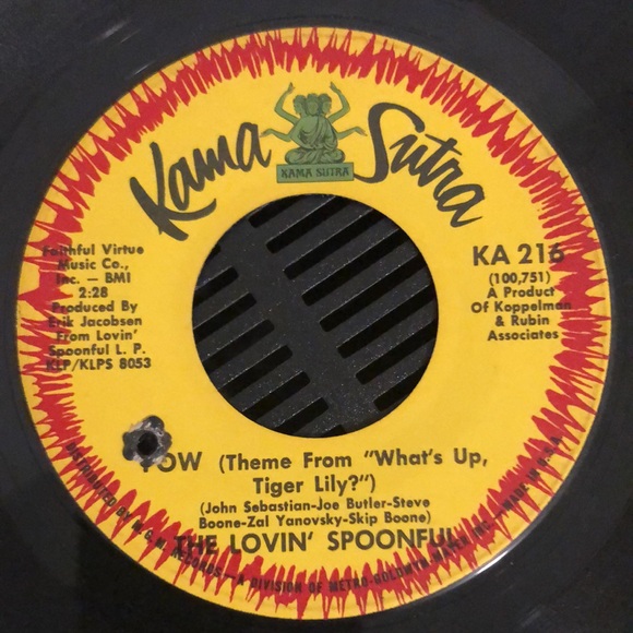 The Lovin' Spoonful Pow Vinyl 45 Record '66 - Picture 3 of 4